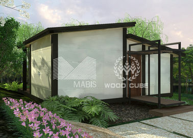 Rumah Perakitan Cepat Modular Prefabrikasi Rumah Resort Berbingkai Baja Standar Tinggi