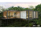 Desain Yang Indah Modern Rumah Prefab Jendela Kaca Besar High End Umur Panjang